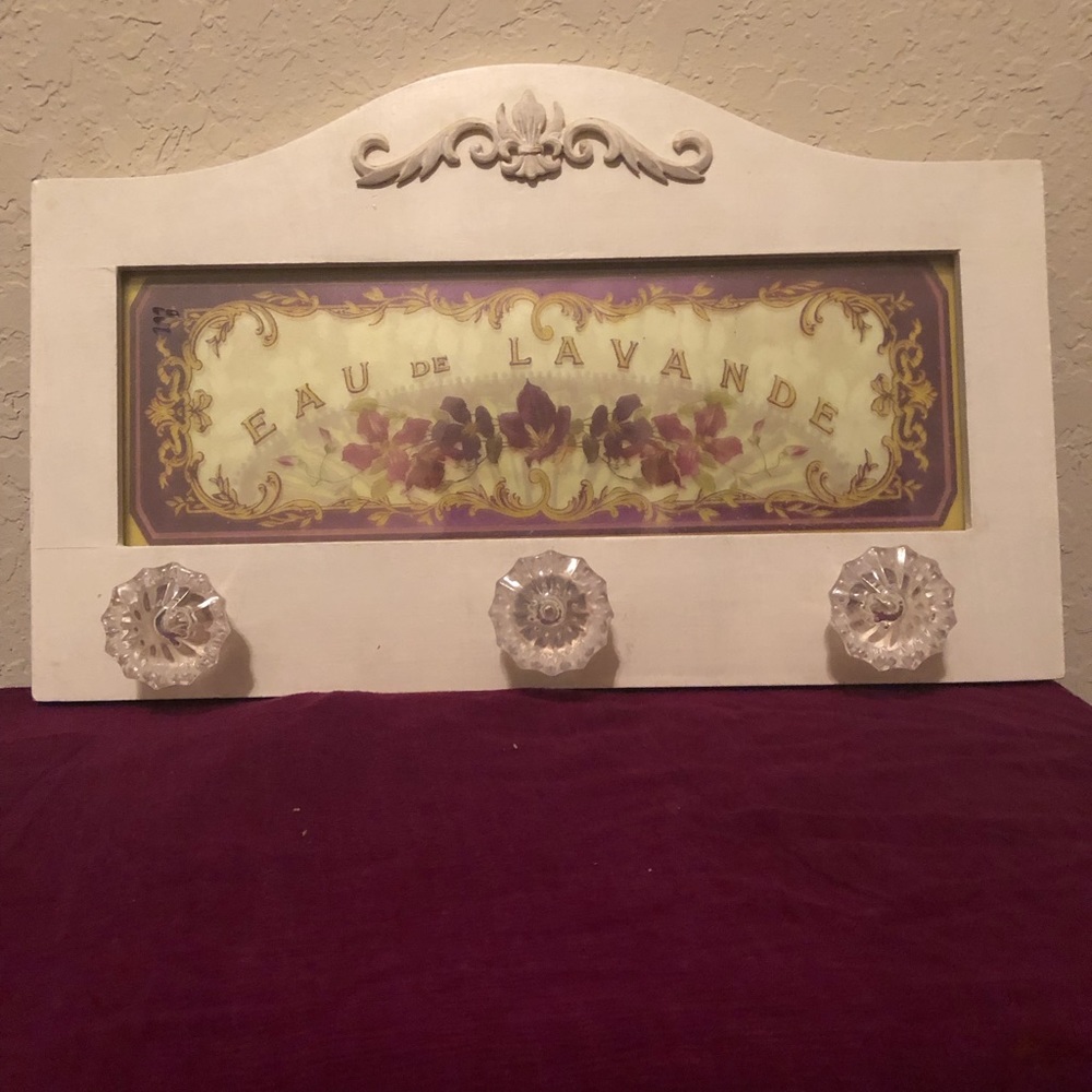 French Wall Decor with hooks